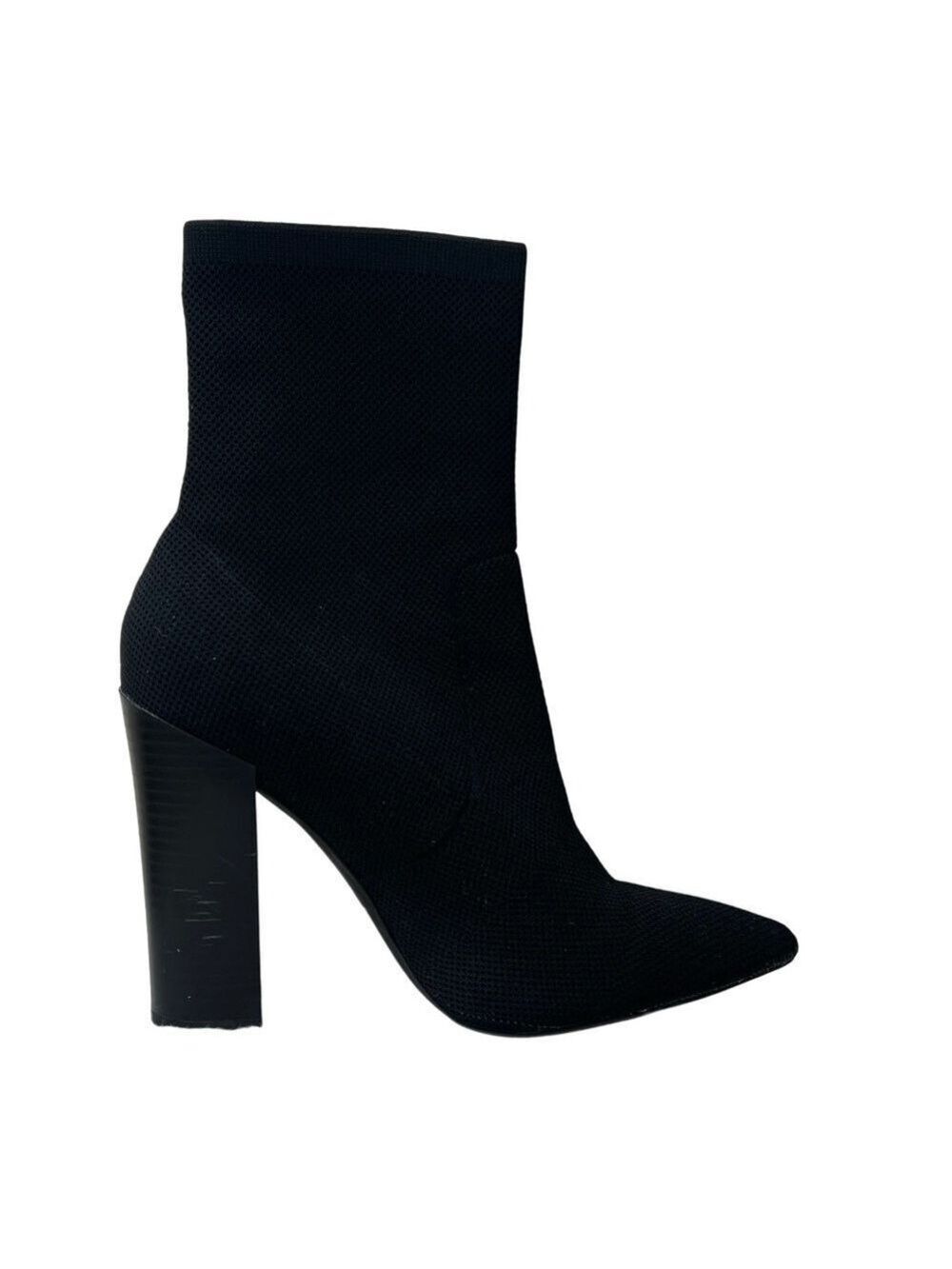 Call it Spring Black Sock Booties - Size 7